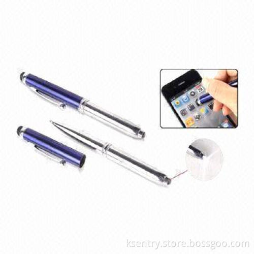 OEM 3-in-1 Laser Stylus Pen for iPhone and iPad/Smartphone/Tablet PC
